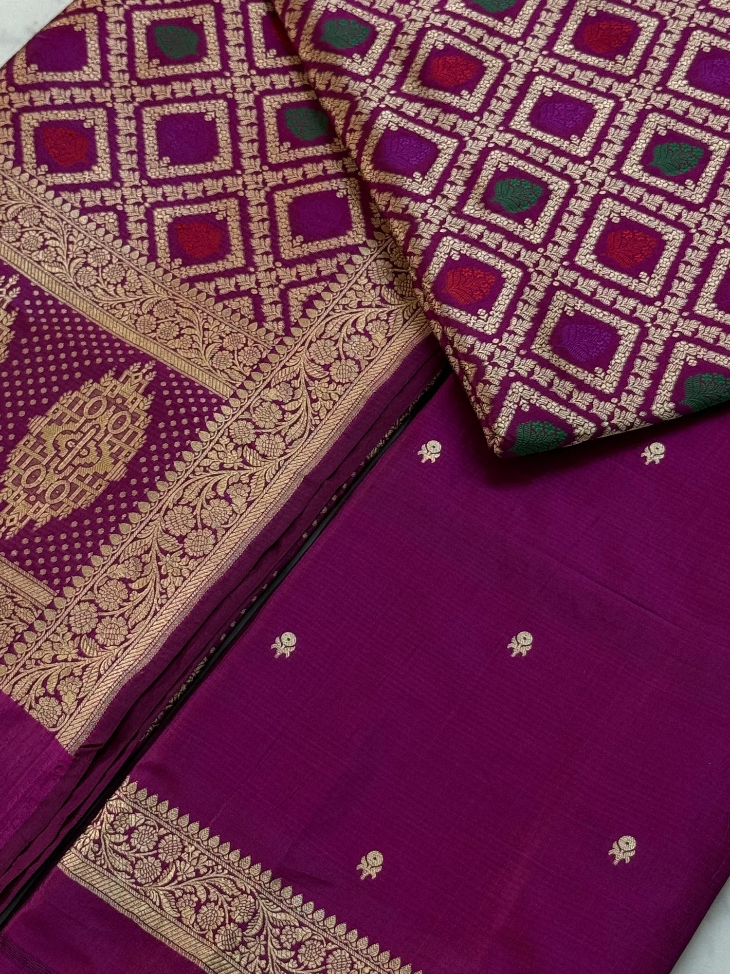 Premium Katan Silk Suit Set